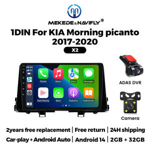 MEKEDE & NAVIFLY <span class=keywords><strong>X</strong></span> SERIES Android Voiture Stéréo Voiture Dvd Vidéo Voiture Écran IPS 2 + 32GB Système pour 1Din <span class=keywords><strong>KIA</strong></span> Morning <span class=keywords><strong>Picanto</strong></span> - Product Image 4