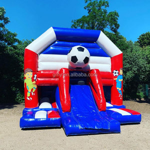 <span class=keywords><strong>Castillo</strong></span> Inflable con Tobogán Hpfburg, Temática Deportiva <span class=keywords><strong>de</strong></span> Fútbol, <span class=keywords><strong>Castillo</strong></span> Inflable Combinado con Tobogán para Niños - Product Image 6