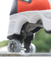 Chaussures de roller LED fluorescentes SeeMore pour enfants, design cool à roulettes lumineuses, chaussures de patinage universelles pour l'extérieur