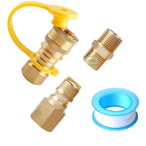 PaiRui Gas <b>Connector</b> 3/8 Inch Brass <b>Quick</b> Connect Fitting For Natural Gas Connection - Product Image 1