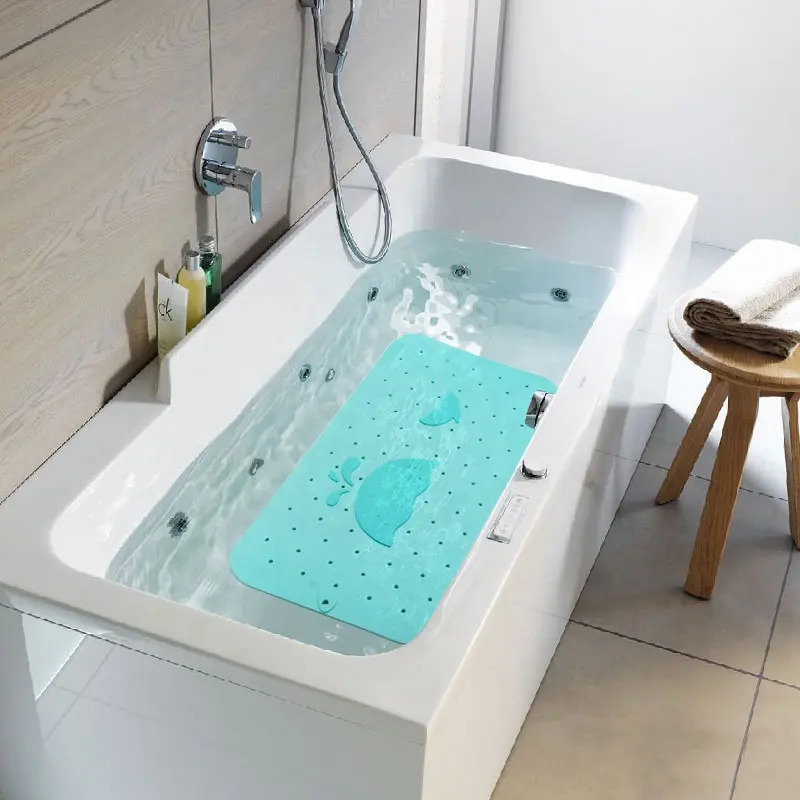 Rutsch feste Bade matte Set Bakterielle Massage Silikon für Kinder Badezimmer Bade matte Bad Dusch matte für Badewanne Badezimmer