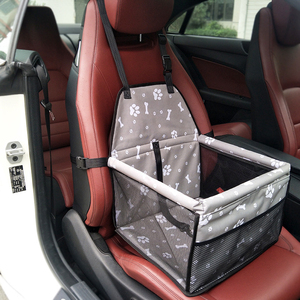 Wasserdichte Oxford-Hunde- und Katzen-Transporttasche mit schwarzem Karomuster für kleine bis mittelgroße Haustiere – Autositzmatte für Reisesicherheit - Product Image 2