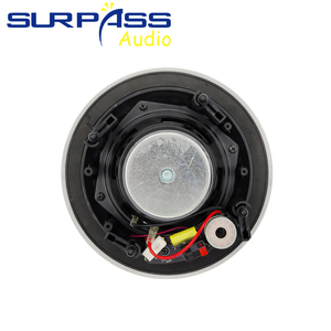 C525F Coaxial sin marco en altavoces de techo para sistema PA estéreo doméstico 25W altavoz de carga de graves columna auditiva - Product Image 3