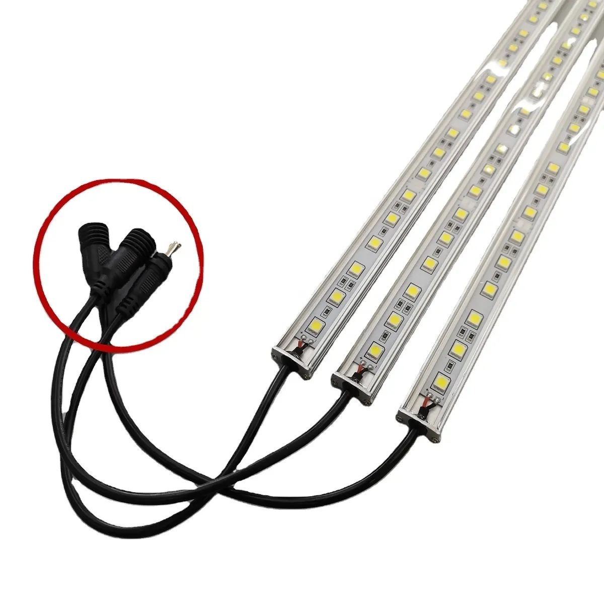 IP68 su geçirmez led lineer şerit 12v/24v/su geçirmez led sert şerit 5050 RGB kırmızı + yeşil