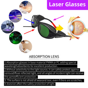 Kacamata pelindung Laser penghilang rambut, kacamata keselamatan, Laser penghilang rambut Ipl, pelindung mata, pemotongan serat, kacamata las, OD7 CE EN207 200nm-2000nm - Product Image 4