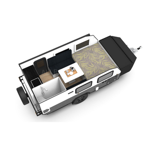 Remolque híbrido con tienda de campaña, caravana familiar, todoterreno, caravana - Product Image 2