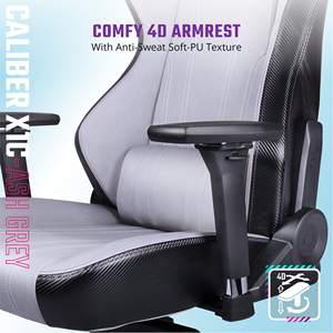 Livraison gratuite, chaise de jeu Diablos Gaming Chair Fabric X One Prime, chaise de <span class=keywords><strong>gamer</strong></span> ergonomique avec appui-tête magnétique et siège rafraîchissant - Product Image 5