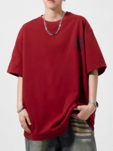 Camiseta de Verano de Manga Corta para Hombre, 100% Algodón, Delgada, Camiseta Básica para Hombre, Top Informal - Product Image 3