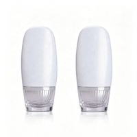 Crème solaire visage 50 ml, nouvelle lotion, emballage cosmétique de luxe, flacon personnalisé en HDPE, bouchon à vis sérigraphié.