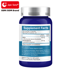 Fabricante de Suplementos Nutracéuticos NAD 750 mg para la Salud Celular y Apoyo Antienvejecimiento 60 Cápsulas de NAD - Product Image 5