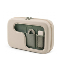 Sac de rangement portable en EVA avec fermeture éclair pour gadgets numériques, transparent, antichoc, organiseur électronique de voyage pour câbles, batterie externe et chargeur