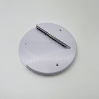 Ouvre-boîte circulaire pour armoire de cuisine – Ouvre-bouteille sous comptoir, pince à couvercles de bocaux, fixation sous table – Convient à toutes les tailles de couvercles