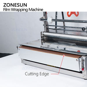 Máquina de Embalaje ZONESUN ZS-ACW88 Semiautomática de Sobremesa para Sellado de Cajas de Papel con Película BOPP, Celofán y Termoencogible - Product Image 3