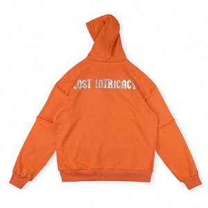 เสื้อฮู้ดซิปคุณภาพสูง 100% ผ้าฝ้าย หนานุ่ม สไตล์สตรีทแวร์ Lost Intricacy สำหรับผู้ชาย - Product Image 6