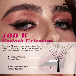 Extensiones de Pestañas Premade en Forma de W 10D, Venta al por Mayor OEM, Bandejas de Pestañas de <span class=keywords><strong>Volumen</strong></span> Mate para Artistas de Pestañas y Distribuidores - Product Image 5