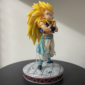 Figura de Anime de PVC de 25CM, estatua de dragón <span class=keywords><strong>Super</strong></span> <span class=keywords><strong>Saiyan</strong></span> 3 Gotenks, modelo de figurita de colección, estatua de personaje de dibujos animados, modelo de juguete - Product Image 3