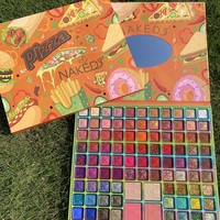 Palette de fards à paupières de maquillage de teint de peau foncée nuances lumineuses hautement pigmentées poudre mate chatoyante colorée pour un ombrage amélioré