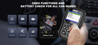 Scanner Diagnostico ANCEL FD500 per Ford Lincoln Mercury, Sistema Completo Motore, ABS, Airbag con Reset EPB, Reset Olio, Reset BMS