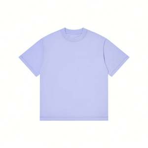 Ropa básica de alta calidad, camisetas de algodón Pima de gran tamaño de verano de Color sólido para mujer, ropa informal - Product Image 4