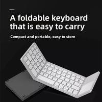 Ensemble clavier et souris sans fil pliable 2.4G pour disposition japonaise 99 touches 1600 DPI USB rechargeable design ergonomique en stock