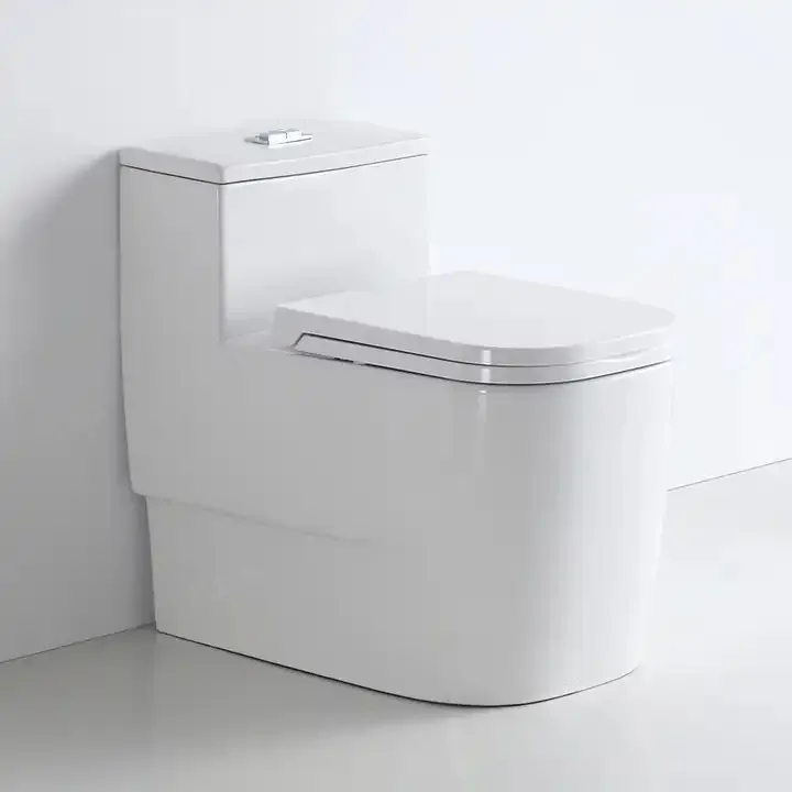중국 공급 위생 도자기 현대 세라믹 사이펀 S-트랩 원피스 Wc 화장실 변기