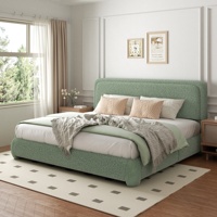 Unité de sommeil motorisée moderne et réglable, rembourrée, en matériaux écologiques, position zéro gravité, durable, assemblée pour chambre principale