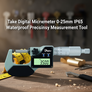 Take Digital <b>Micrometer</b> 0-25mm IP65 Waterproof Precision Measurement Tool - Product Image 3