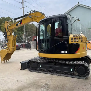 รถขุดตีนตะขาบขนาดเล็ก Caterpillar CAT 308D มือสอง ระบบไฮดรอลิกเดิม 8 ตัน เครื่องขุดขนาดเล็กสำหรับงานก่อสร้าง - Product Image 1