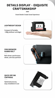 Impresora de Inyección de Tinta Portátil Aisomark de 12.7mm, Uso Industrial, Alimentación USB, Codificación Flexible para Botellas, Tarjetas, Metal y Plástico