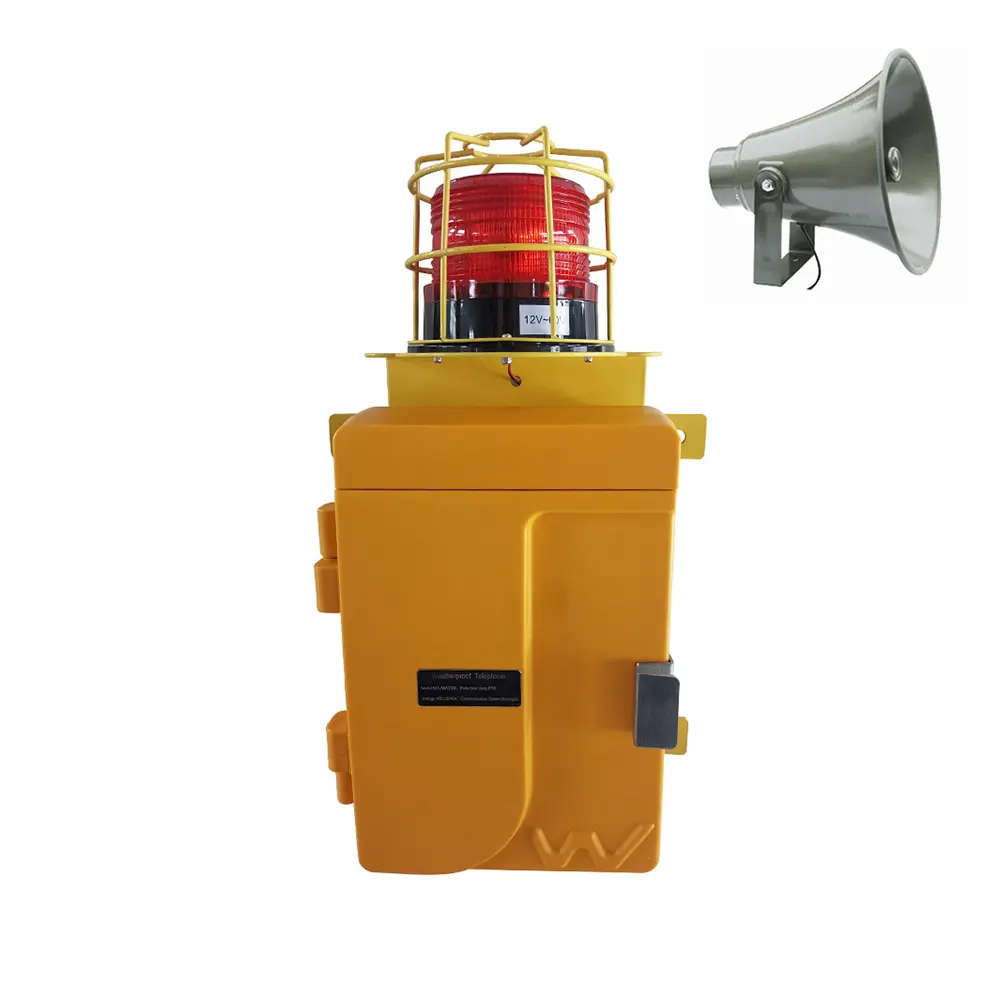 Analog telephone IP67 engineering plastic material protection wired telephone with loudspeaker