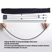 Support de bannière X rétractable portable de style moderne, personnalisé, 60x160cm et 80x180cm, pour exposition intérieure et extérieure, publicité, affichage photo