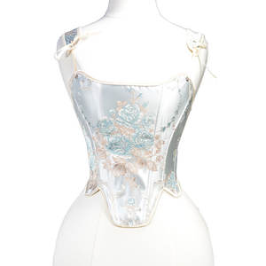 Moldeador <span class=keywords><strong>de</strong></span> <span class=keywords><strong>cuerpo</strong></span> <span class=keywords><strong>de</strong></span> corte <span class=keywords><strong>de</strong></span> Estilo Vintage Ropa interior sexy <span class=keywords><strong>de</strong></span> <span class=keywords><strong>mujer</strong></span> bordada en 3D con correa trasera-<span class=keywords><strong>Comprar</strong></span> corte <span class=keywords><strong>de</strong></span> estilo vintage - Product Image 6