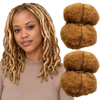 Cheveux humains Remy 100 % naturels non traités, en vrac, afro crépus bouclés, pour tresses et dreadlocks, vente en gros, coloration et décoloration possibles