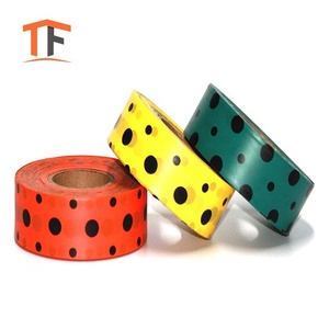 Có thể nhìn thấy gắn cờ Băng 25mm * 50m không dính cho khảo sát lâm nghiệp khai thác mỏ an toàn <span class=keywords><strong>PVC</strong></span> huỳnh quang Băng - Product Image 4