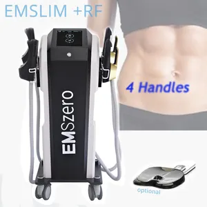 Tesla Emszero Neo Em Rf Sculpt 4 Handles Emslim Ems Muscle Stimulator Emslim Body Contouring Machine Emssculptings