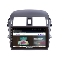 Untuk Toyota COROLLA 2007-2013 Perangkat Headunit 9 Inci Ganda 2 Din Octa-core Quad Mobil Stereo GPS Navigasi Radio Mobil Android