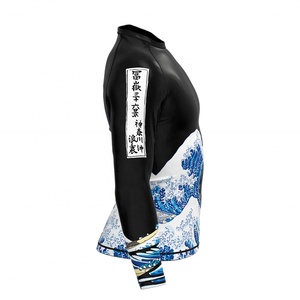 ออกแบบขายส่งเสื้อรัดกล้ามเนื้อสำหรับผู้ชาย พิมพ์ลายตามสั่ง สำหรับกีฬาว่ายน้ำ ยิวยิตสู MMA BJJ - Product Image 4