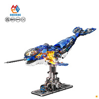 MJI 13155 Narval Mecánico, Bloques de Construcción Creativos, Modelo de Ladrillos para Niños, Juego de Bloques de Construcción Coleccionables, Juguete de Plástico MOC