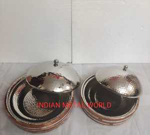 Cazuela de madera y acero inoxidable de primera calidad, plato para servir comida, diseño de tendencia, olla caliente para bodas y eventos - Product Image 3