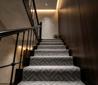 Tapis rectangulaire long en laine antidérapant pour escaliers et couloirs, tapis tufté à la main, tapis en laine fait main, tapis en laine sur mesure