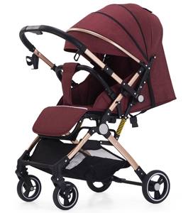 Poussette de bébé compacte de luxe légère poussette pliable landau de voyage pour Bebes - Product Image 5