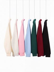 H5492 Nouveautés Vente en gros Sweat-shirts personnalisés en coton mélangé 350 grammes Col polo Sweat-shirts unisexes - Product Image 3