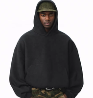Produsen Hoodie Berkualitas Tinggi, Ukuran Besar, Model Crop Boxy Drop Shoulder, Bahan Fleece 100% Katun, Berat 450Gsm