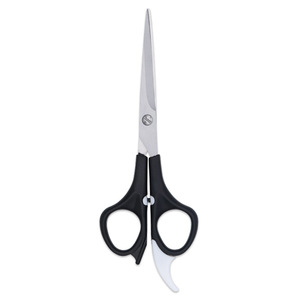 Ciseaux de coiffure plats en acier inoxydable 100 mm pour effiler les franges et tailler les cheveux, usage professionnel en salon - Product Image 4
