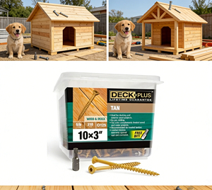 Vis pour terrasses en bois, fixations extérieures pour la construction de terrasses - Product Image 5