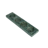 Support de bougie carré en marbre blanc de Carrare sur mesure SH STONE, surface polie, garantie 1 an, pour villa moderne