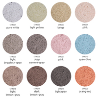 Flocons d'époxy 1-3mm/1-5mm pour système de sol époxy, flocons de roche mélangés multicolores en promotion