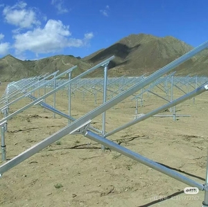 Nhôm <span class=keywords><strong>panel</strong></span> năng lượng mặt trời gắn Kit <span class=keywords><strong>PV</strong></span> mặt đất cấu trúc cho các trang trại làm bằng vật liệu Al6005-T5 bền - Product Image 1