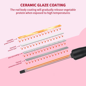 <span class=keywords><strong>Fer</strong></span> à friser électrique fin en aluminium Pritech 3/8 pouce, <span class=keywords><strong>petit</strong></span> baril, ultra fin, <span class=keywords><strong>fer</strong></span> à friser professionnel, baguette à friser fine - Product Image 4