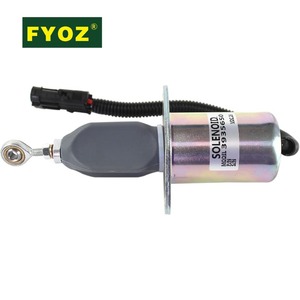 Vanne solénoïde d'arrêt de carburant, pour Cummins 6CT Doosan DH300-7, solénoïde d'arrêt du moteur, 24V, 3935650 SA476424 3970416 <span class=keywords><strong>2TO</strong></span> - Product Image 6